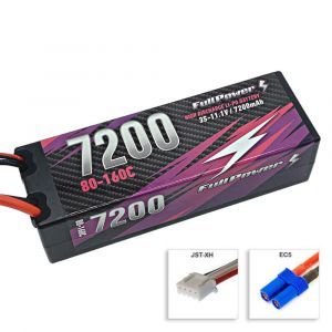 FullPower Batteria Lipo 3S 7200mAh 80/160C HARDCASE - EC5