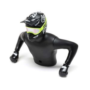 Losi Rider Figure Upper, FXR Yellow: PM-SM/MX - LOS-2284
