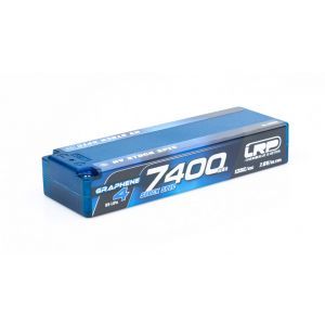 LRP Batteria Lipo GRAPHENE-4 2S 7400mAh 7.6V High Voltage 65/135C HardCase