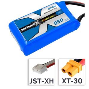 ManiaX Batteria Lipo 3S 11,1V 850mAh 45C - XT30