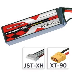 ManiaX Batteria Lipo 22.2V 4500mAh 55C XT90 plug