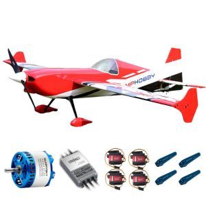 OMPHOBBY Edge 540 60’’ 152cm Rosso KEVLAR VERSION PNP - Aeromodello acrobatico 3D