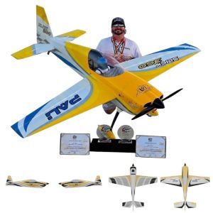 Pau Model SLICK 360 120cc Giallo - Aeromodello acrobatico