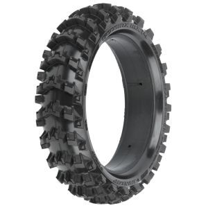 Proline 1/4 Dunlop Geomax MX14 V2 CR4 Rear Tire MTD Sleeve: Pro-Spec Wheel - PRO1024711