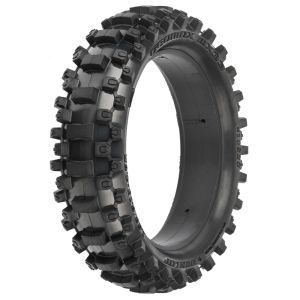 Proline 1/4 Dunlop Geomax MX33 V2 CR4 Rear Tire MTD Sleeve: Pro-Spec Wheel - PRO1023011