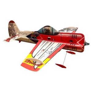 RC Factory Yak 55 Rosso - Aeromodello acrobatico indoor