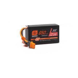 Spektrum Batteria Lipo 2S 650mAh 30C HARDCASE Smart G2 IC2