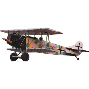 VQ Model Fokker D7m mimetico 1730mm - Aeromodello biplano riproduzione