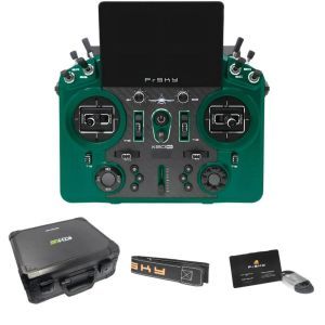 FrSKY Tandem X20 PRO AW Plain Verde Metallizzato - Radiocomando 24CH + Valigia alluminio