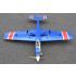 Seagull Curare-style 64’’ RC1 ARF BLU con carrelli retrattili - Aeromodello acrobatico vintage