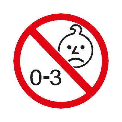 Not suitable for young children